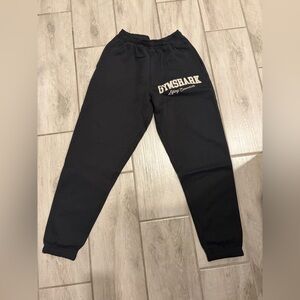 Gymshark Women’s Oversized Black Joggers Size Small Lifting Essentials NEW